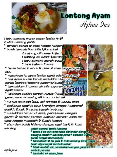 Comparison of the atkins, ornish, weight watchers, and zone diets for weight loss and heart disease risk reductiona randomized trial. Lontong Ayam | Healthy recipes, Food, Recipes