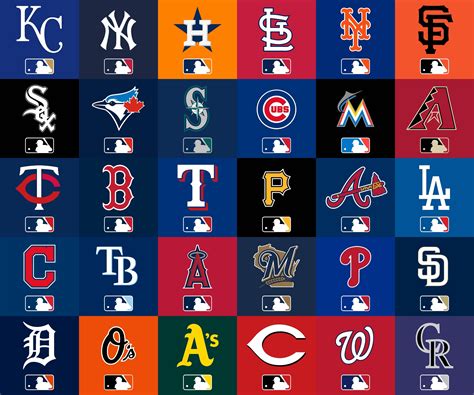 Simple Mlb At Bat Icons For All 30 Teams Download In Comments Baseball