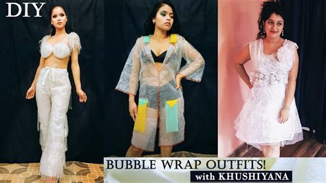 See more ideas about bubble wrap, bubbles, wrap. DIY Bubble Wrap Outfits! Ft. KHUSHIYANA - YouTube