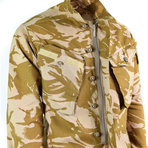 Original British Army Military Combat Desert Camo Jacket Fire Resistant New