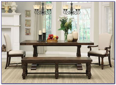 Dining Table With Chairs And Bench Bench Home Design Ideas
