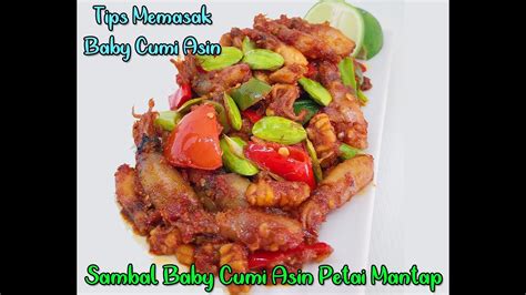 Cumi cumi viral di twiter. Resep Sambal Baby Cumi Asin Petai & TIPS - Viral Spicy Squid w/ Stink Beans recipe! *English ...