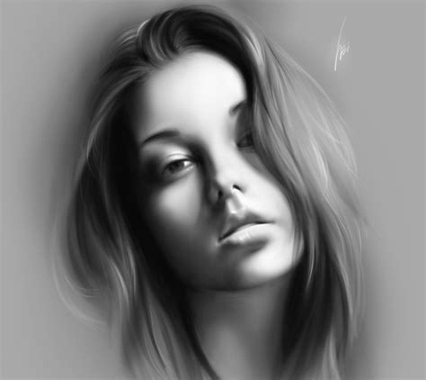 Portrait Girl Painting