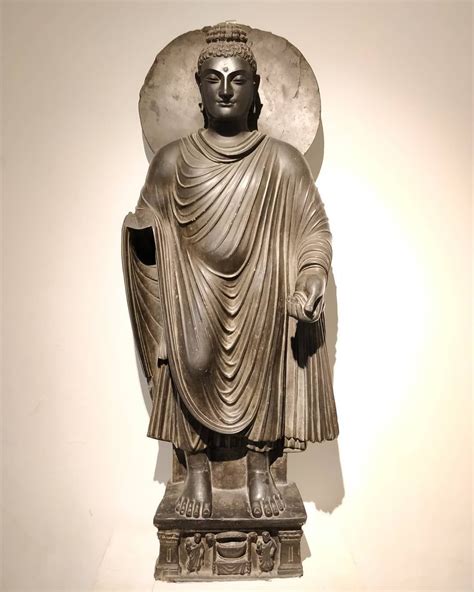 Lord Buddha Statue Of Gandhara 2nd Century At National Museum New