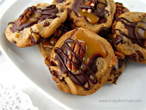 Chocolate Chip Turtle Cookies Crazy For Crust