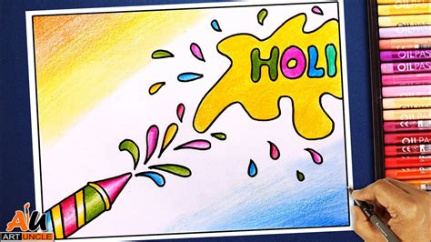 Details More Than 131 Holi Picture Drawing Easy Vn