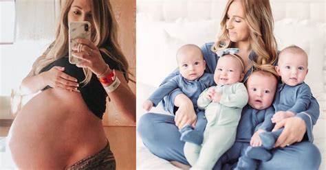 Mom Of Quadruplets Shares Incredible Before And After Photos Of Her Awe Inspiring Pregnancy