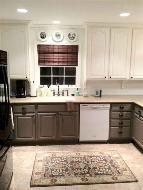 Awasome Two Tone Painted Kitchen Cabinets Ideas Mixed News