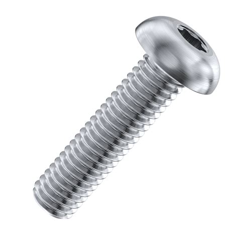 M4 X 8mm Torx Button Screws Iso 7380 A2 Stainless Steel Uk