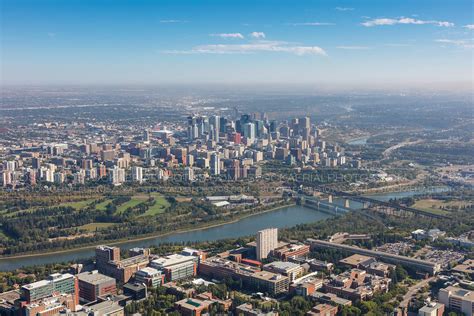 Aerial Photo | Edmonton Skyline