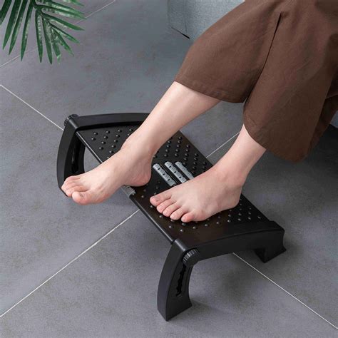 Buy Fanwer Adjustable Foot Rest For Under Desk At Work 6 Height