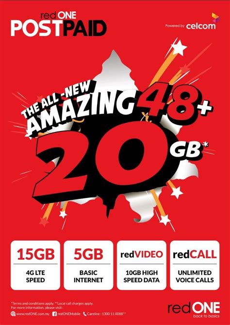 Red One Amazing Postpaid Plan Blacklist Layan Mohon Community On