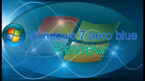 Windows 7 Aero Blue Tiny Review Youtube