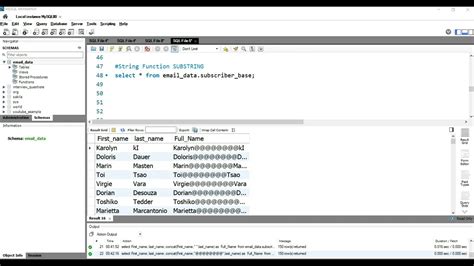 Sql String Function Substring How To Extract A Substring From A