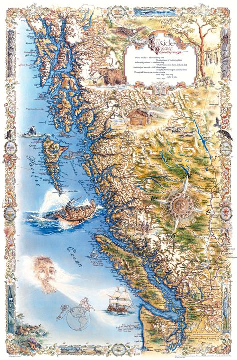 Pacific Northwest Coast Map