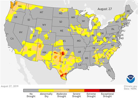Flash Drought Engulfs The Us Southeast In September 2019 Noaa
