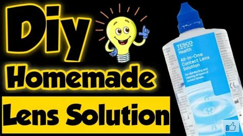 Diy Homemade Lens Solution For Slime How To Make Contact Lens Solution