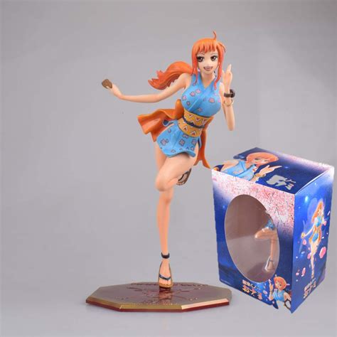 Buy One Piece Nami Anime Action Figure Pvc Kimono Nami Figurine Figma