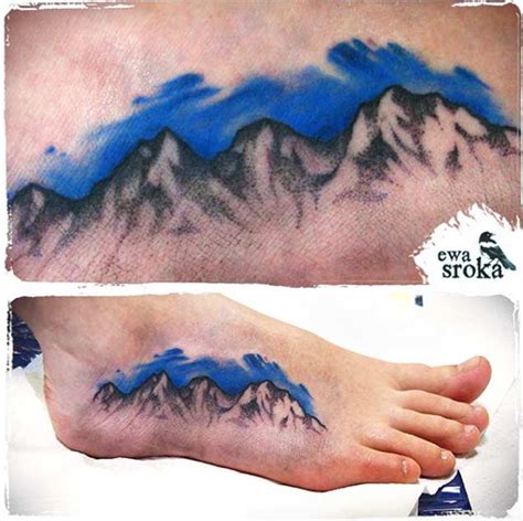25 Breathtaking Mountain Tattoos That Flat Out Rock Tattooblend