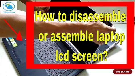 How To Disassemble Or Assemble Laptop Lcd Screen Youtube