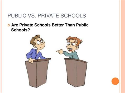 Ppt Private Vs Public Schools Benefits And Drawbacks Powerpoint