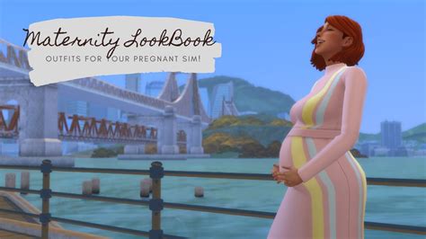 No Cc Maternity Clothes Cas Lookbook Sims 4 Youtube