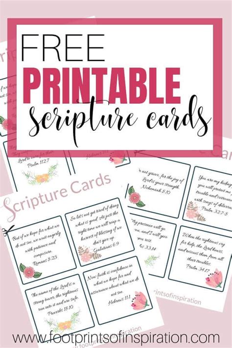 These scripture art prints featuring quotes about strength, encouragement and hope will make for a great addition to the download comes as a pdf and prints on a letter sized page. Free Encouragement Scripture Cards | Encouraging scripture, Scripture printables, Scripture cards