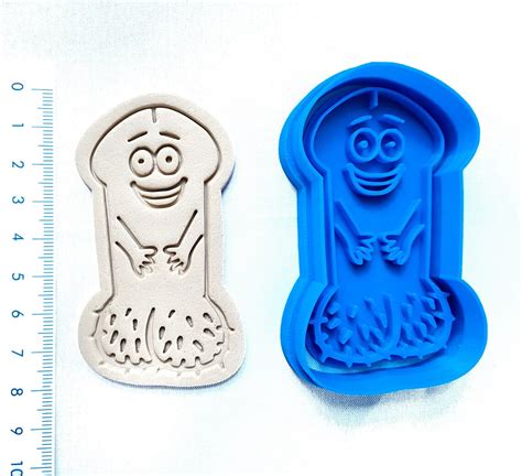 Naughty Cute Penis And Vagina Genital Cookie Cutters Embossers Etsy