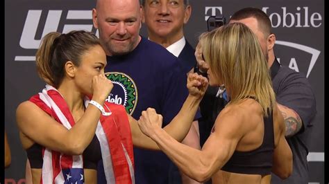 Michelle Waterson Vs Felice Herrig Weigh In Face Off UFC