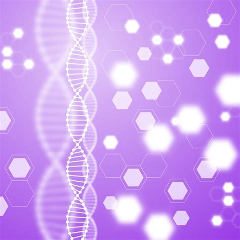 Premium Vector Abstract Purple Background Dna Molecule Screensaver