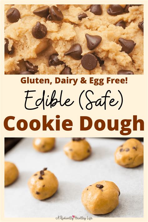 Gluten Free Edible Safe Cookie Dough Recipe Cookie Dough Foods