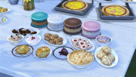 Mod The Sims Food Texture Overhaul By Yakfarm Sims 4 Downloads