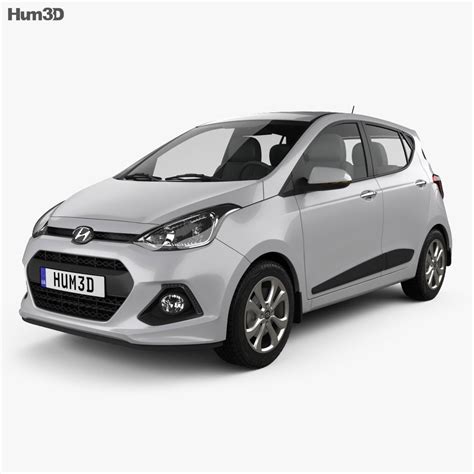 The company still not announce yet about the price and releasing date. Hyundai i10 2014 3D model - Vehicles on Hum3D