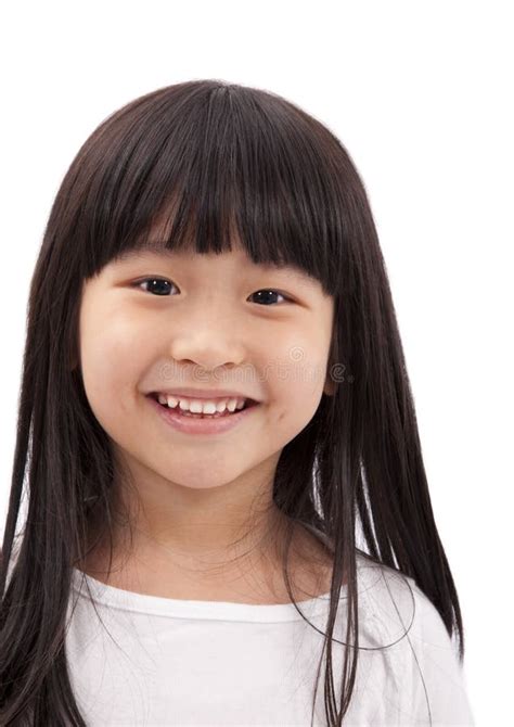 Smiling Asian Little Girl Stock Photo Image Of Isolated 17953856