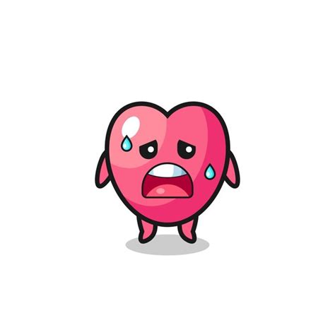 Premium Vector The Fatigue Cartoon Of Heart Symbol Cute Design