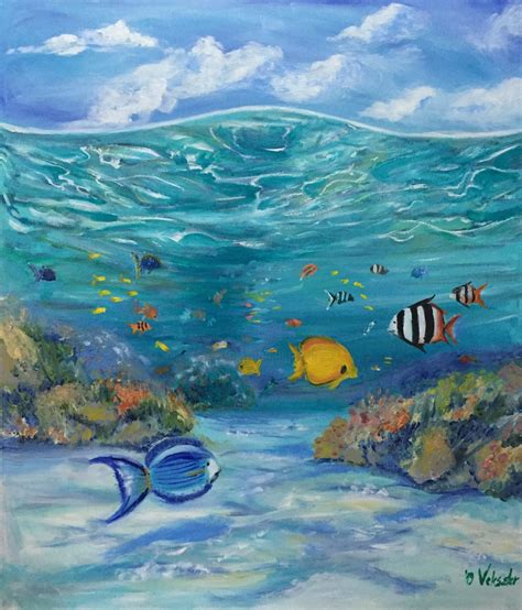 Underwater Painting By Nelli Vekszler Artmajeur