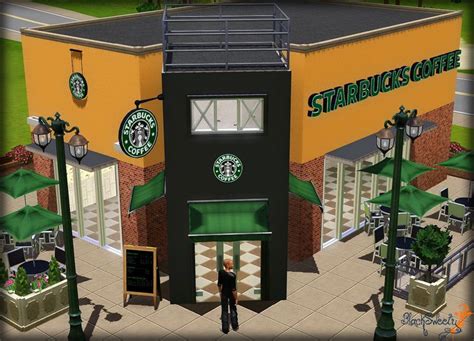 Meet Me At Starbucks New Set By Black Sweety Sims 3 Sims Sims Mods