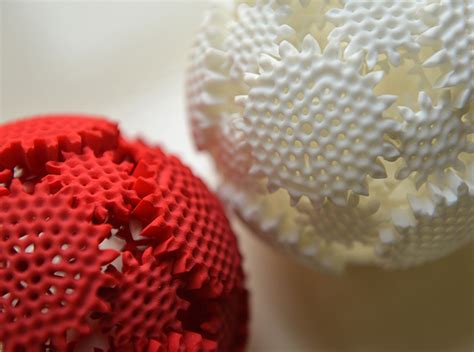 This Spherical Gear Was Made Using A 3d Printer Can Be Yours For The