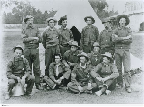 Boer War Troops In Camp Old Exhibition Grounds Adelaide • Photograph
