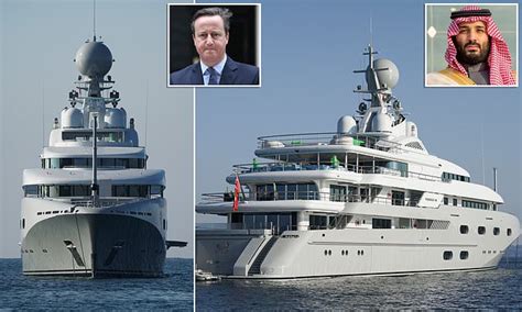 Saudi Crown Prince Mohammed Bin Salman S M Superyacht Is Seen Anchored Off Cornwall Daily