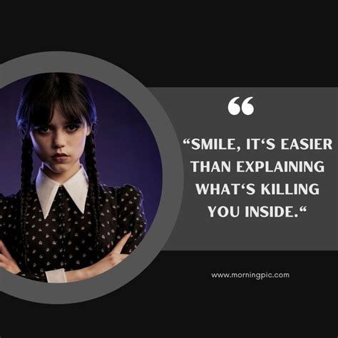 150 Best Wednesday Addams Quotes To Inspire Your Inner Goth Morning Pic