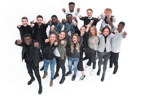 Group Of Diverse Young People Looking At The Camera Stock Photo Image