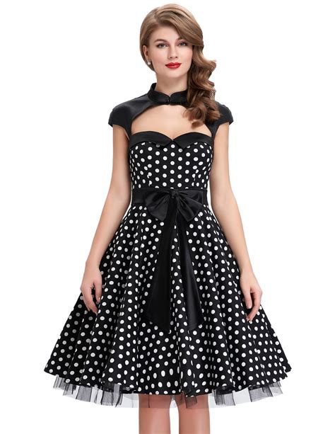 Womens Summer Dresses 2017 Summer Style 50s Vintage Polka