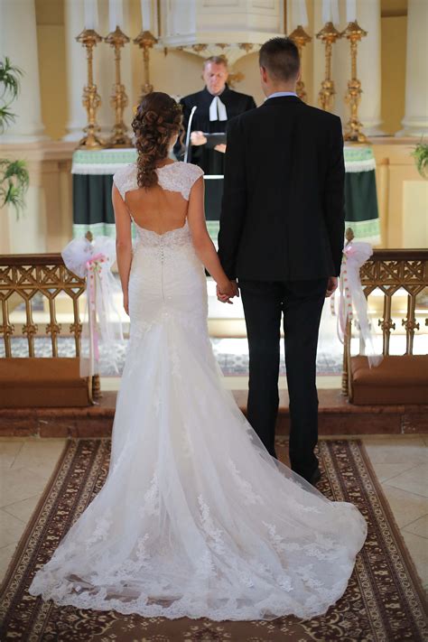 Free Picture Cathedral Catholic Wedding Priest Ceremony Bride