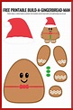 Build A Gingerbread Man Printable | Paper Gingerbread Man Template