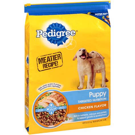 She is a large dog, and she wants large pieces. Pedigree Puppy Food, 7.4 kg (16.3 lbs)