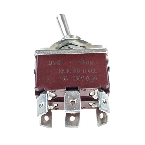 Industec Dpdt 20 Amp 6 Pin Quick Plug Onon Maintained Latching Lock 2