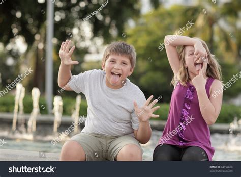 Kids Making Funny Faces Stock Photo 64152658 Shutterstock