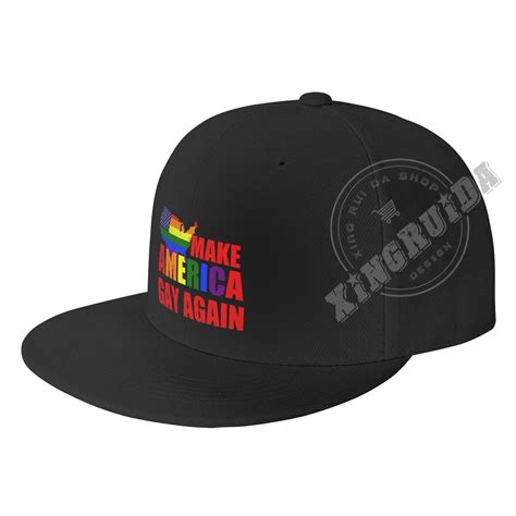 Gay Pride Love Make America Gay Again Unisex Baseball Cap Flat Brim Hat