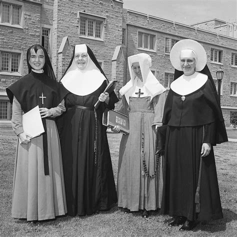 all sizes catholic nuns of different orders before the late 1960 s and the fresh air of